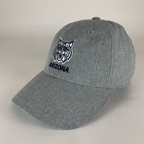Arizona Wildcats NCAA Gray Captivating Relaxed Fit Strapback Adjustable Hat - Picture 1 of 5